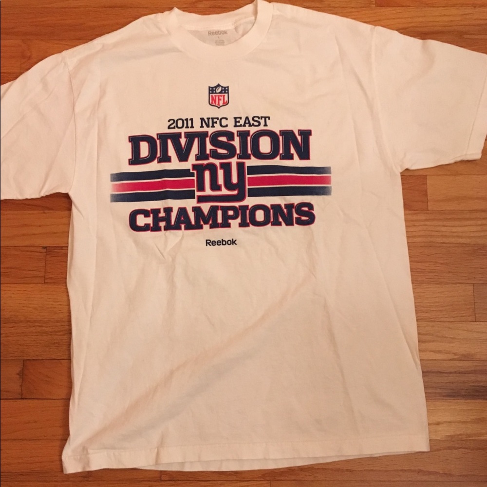 New York Giants Division Champs 2011 Reebok Tshirt
